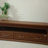 میز تلویزیون هخامنشی چوب گردو نو