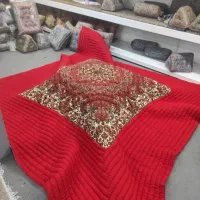 لحاف کرسی دست دوز طرح شایانده سفارشی با لوازم فول