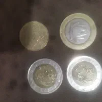 چهار عدد سکه قدیمی