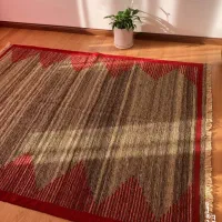 بافت بالاپرده کتیبه گلیم سنتی