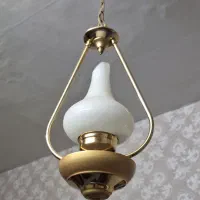 لوستر آب طلا طرح فانوس