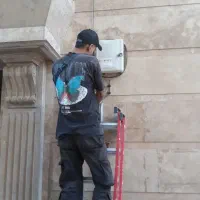 فیبرنوری فیبر دوربین مداربسته برقکار کابل کشی