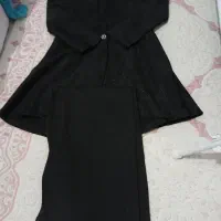 مانتو دامن ژاکارد