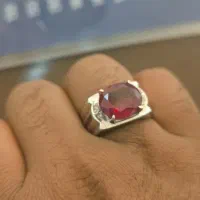 یاقوت ماداگاسکار پاک و بدون نقص پایه نقره|جواهرات|مشهد, شاهد (شهرک غرب)|دیوار