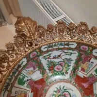 میوه خوری کنارسالنی بلند برنجی برنز گلمرغی بزرگ|صنایع دستی و سایر لوازم تزئینی|مشهد, آزادشهر|دیوار