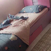 سرویس خواب ۴تکه نوجوان|تخت و سرویس خواب|مشهد, هنرستان|دیوار