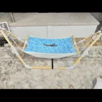 تخت نوزاد و گهواره بانوچ و کریر نوزاد|تخت و صندلی بچه|اسلام‌شهر, شهرک مفیدی|دیوار