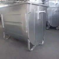 سطل زباله شهری.نیمکت