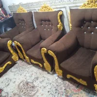 مبل سلطنتی سالم بدون شکستگی معامله میکنم با گوشی|مبلمان خانگی و میز عسلی|چابهار, |دیوار