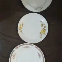 سه عدد بشقاب قدیمی