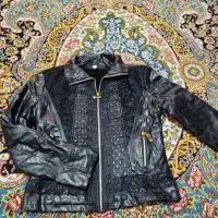 کت چرم شیک مشکی