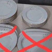 بشقاب پلو خوری و پیش دستی چینی مقصود