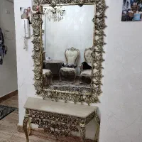 آینه شمعدان طرح برنز