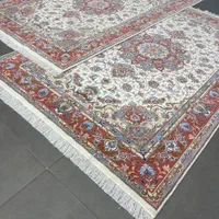 فرش دستباف(بساک)جفت ۶ متری طرح علیا مملو از ابریشم|فرش|مشکین‌دشت, |دیوار