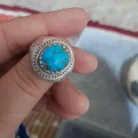 انگشترنقره فیروزه ایی|جواهرات|اهواز, کیانشهر|دیوار
