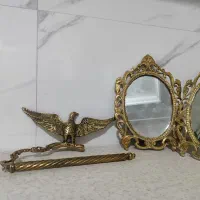 وسایل برنجی آینه و جاحوله برنجی