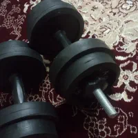 دمبل متغیر ۷ کیلویی مجموعا ۱۴ کیلو