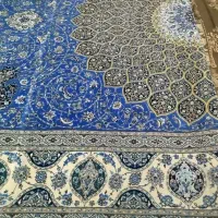 جفت قالی ۱۸متری نائین آبی ۶لانو