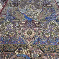 فرش دستباف جفت ۱۲ متری شکارگاه. گالری فرش ایران