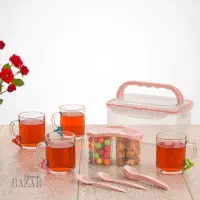 ست چایخوری ۴ نفره کاملا نو