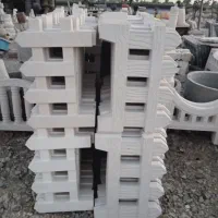 نرده پلیمری جدول دوره باغچه‌ای