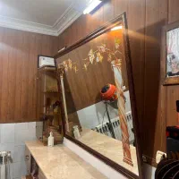 آینه قدی بزرگ قاب چوبی طراحیشده