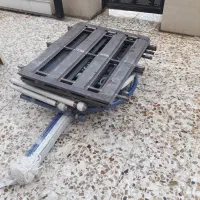 فروش میز و صندلی و دو عدد تخت فرفوژه یک نفره