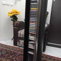 استند نوار کاست (فلزی با درب شیشه ای)
