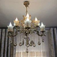 لوستر برنج درحد نو|لوستر و چراغ آویز|پاکدشت, شهرک انقلاب|دیوار