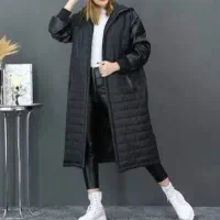 کاپشن مشکی بلند