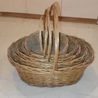 سبد حصیری ۵سایز