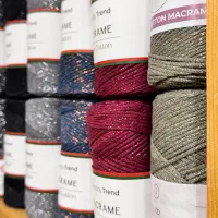 مکرمه دو سوزنه کتان ترک (ساده،شاین،ریبون)