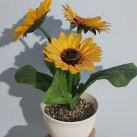 تعدادی گل و گلدان دکوری|گل مصنوعی|اراک, |دیوار