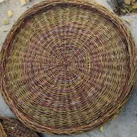 سینی حصیری لبه دار