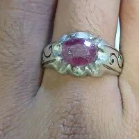 انگشتر نقره یاقوت کهنه