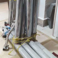 رگال دو طبقه فلزی بزرگ 2عدد همراه با رگال ۸ تیله|فروشگاه و مغازه|قشم, |دیوار