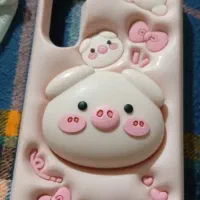 قاب گوشی فانتزی طرح خوک پاپ سوکت دار