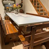 میز غذاخوری تمام چوب