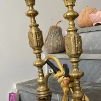 دو عدد ست کامل قلیان برنج قدیم