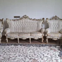 مبل 9نفره سلطنتی   درحد نو|مبلمان خانگی و میز عسلی|خلخال, |دیوار