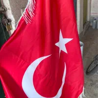 پرچم ترکیه نو به همراه پایه پرچم
