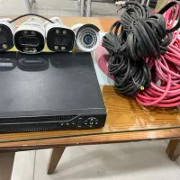 دوربین مداربسته و لامپ تلسکوپی