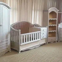 سرویس خواب کودک نوجوان/مدل حصیری/دو منظوره|تخت و سرویس خواب|قشم, |دیوار