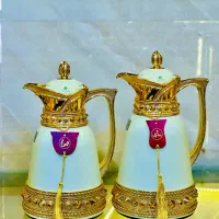 فلاسک جفت عربی عمارت طلایی کد۱۵
