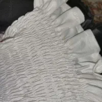 شومیز سفید مجلسی تمام چین|لباس|قم, شاه سید علی|دیوار