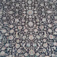 فرش بزرگمهر کاشان همراه کناره ۱×۱/۵