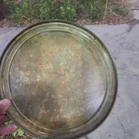 سینی برنجی  ۲۲ عدد|کلکسیون اشیاء عتیقه|خاوران, |دیوار