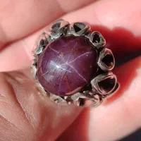 انگشتر نقره استار طبیعی|بدلیجات|تهران, نیروی هوایی (پیروزی)|دیوار