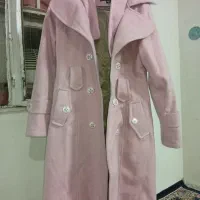پالتو زنانه و دخترانه صورتی خارجی