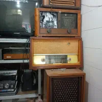 لوازم صوتی قدیمی|کلکسیون اشیاء عتیقه|اسکو, |دیوار